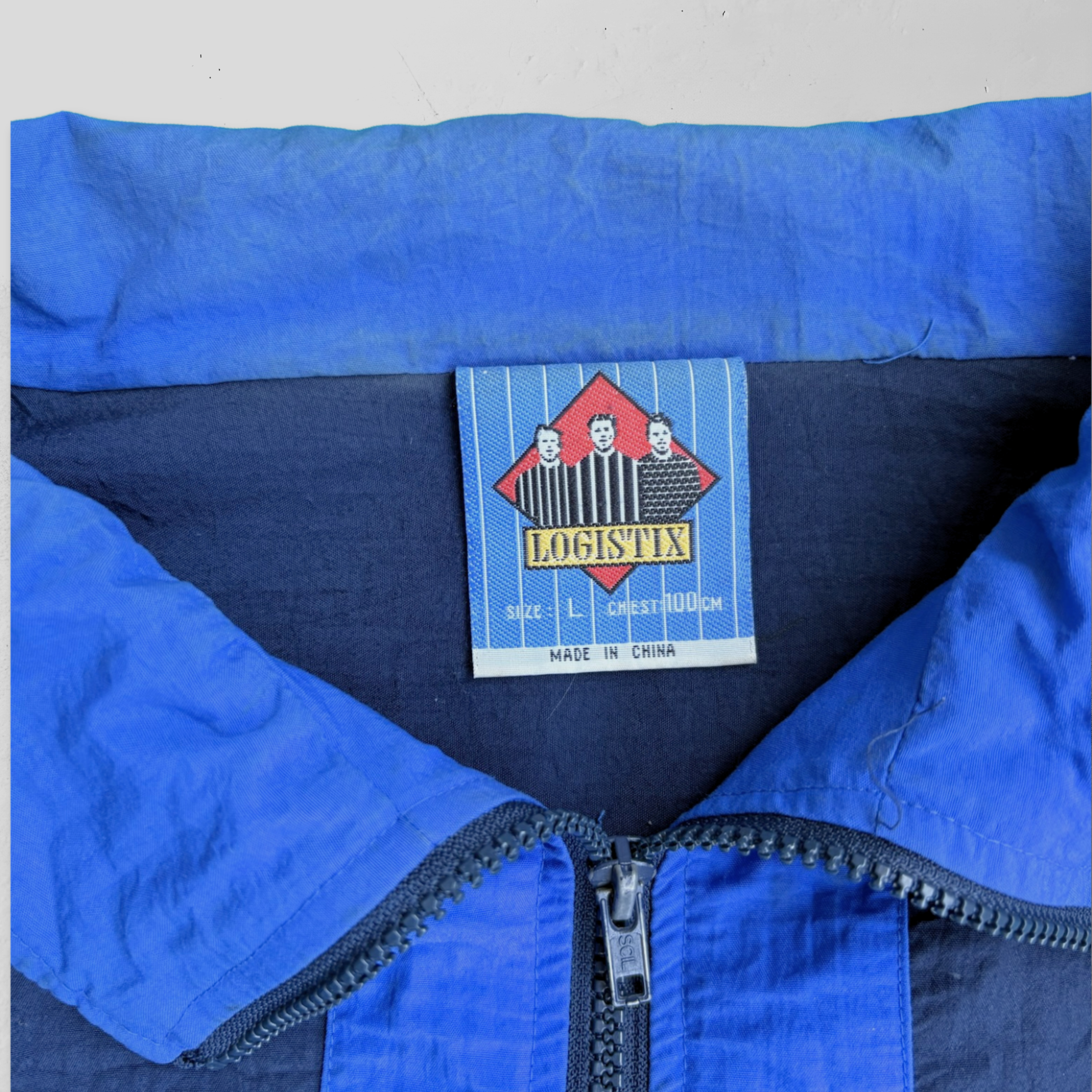 Vintage 90s Logistix Track Jacket - L