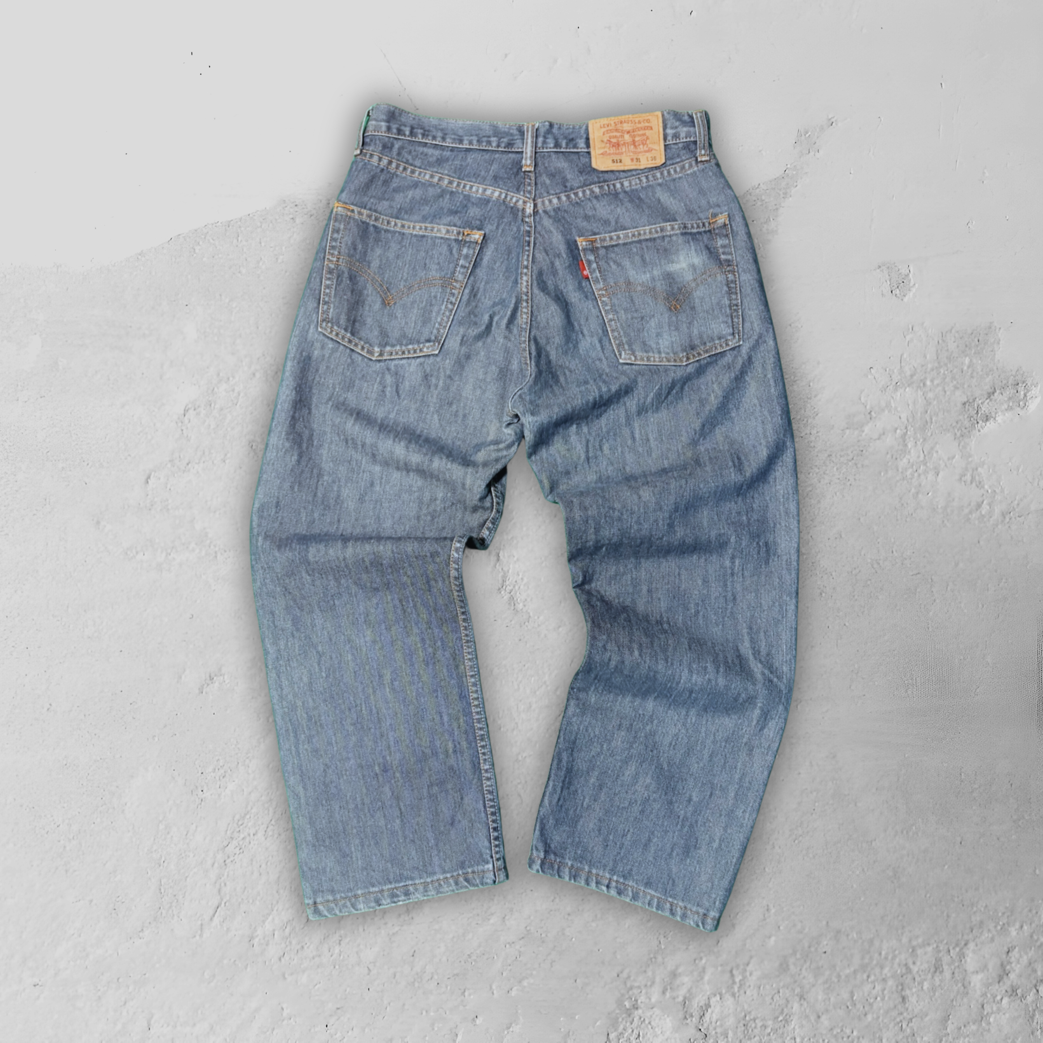 Vintage Levi's 512 Blank Red Label Denim Jeans - 31"