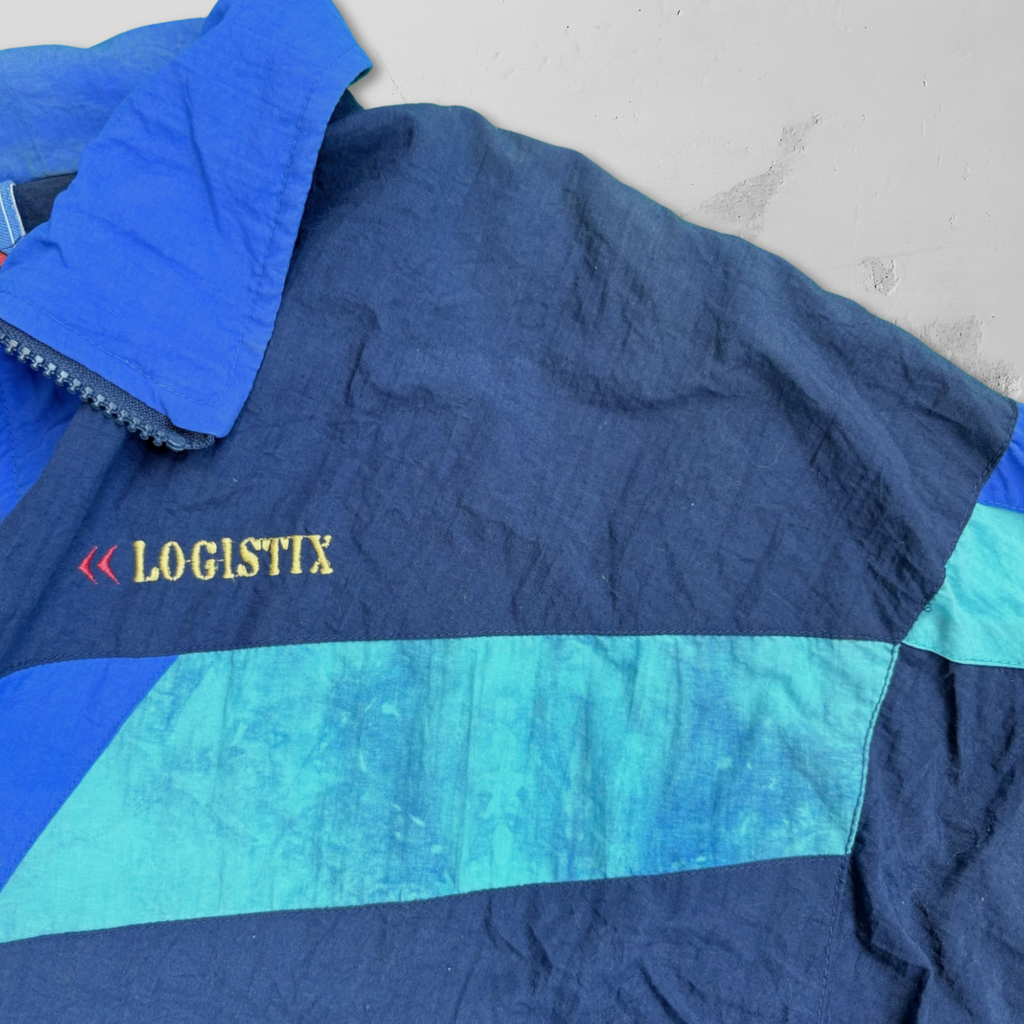 Vintage 90s Logistix Track Jacket - L