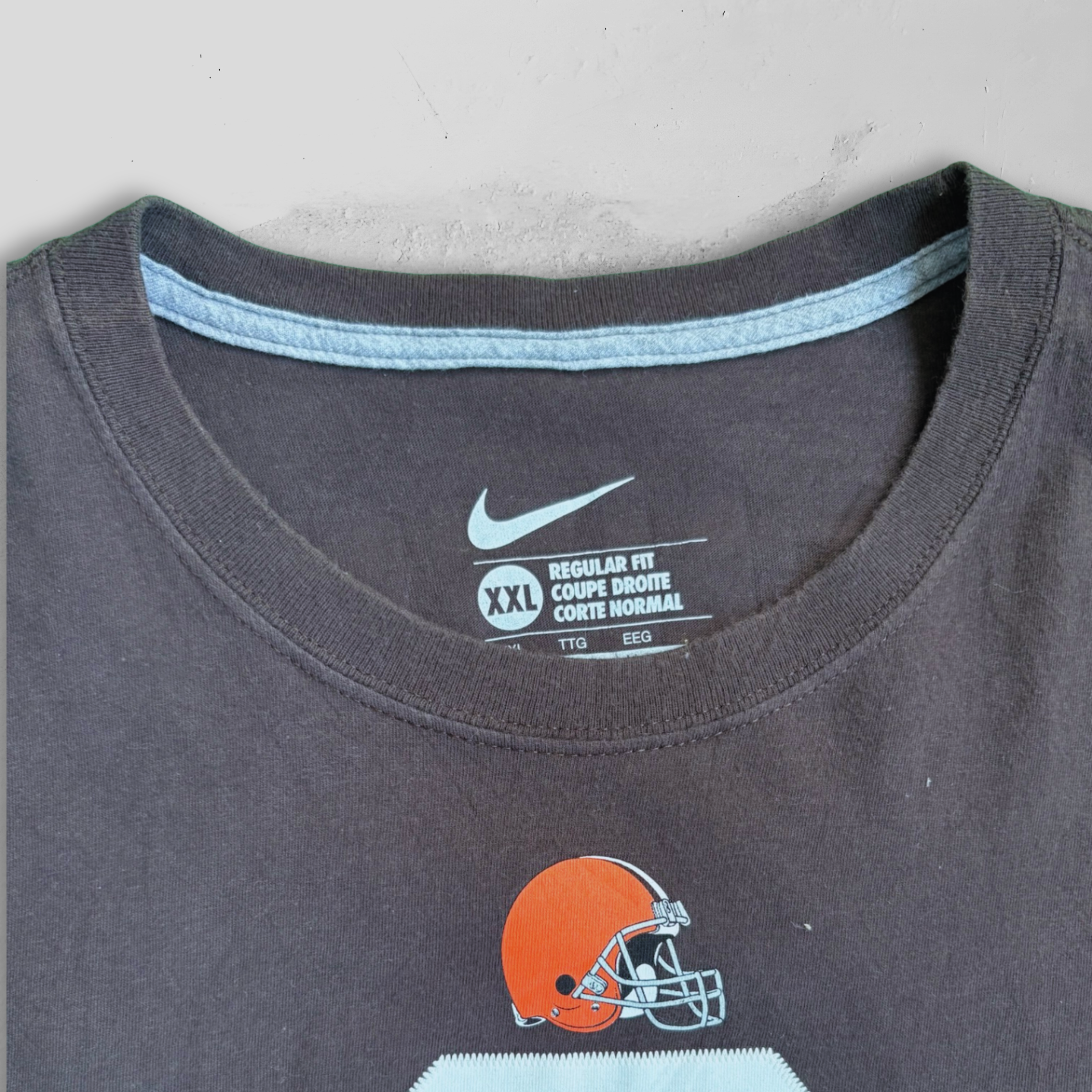 Vintage 90s Nike NFL Cleveland Browns #2 Johnny Manziel Tee - XXL