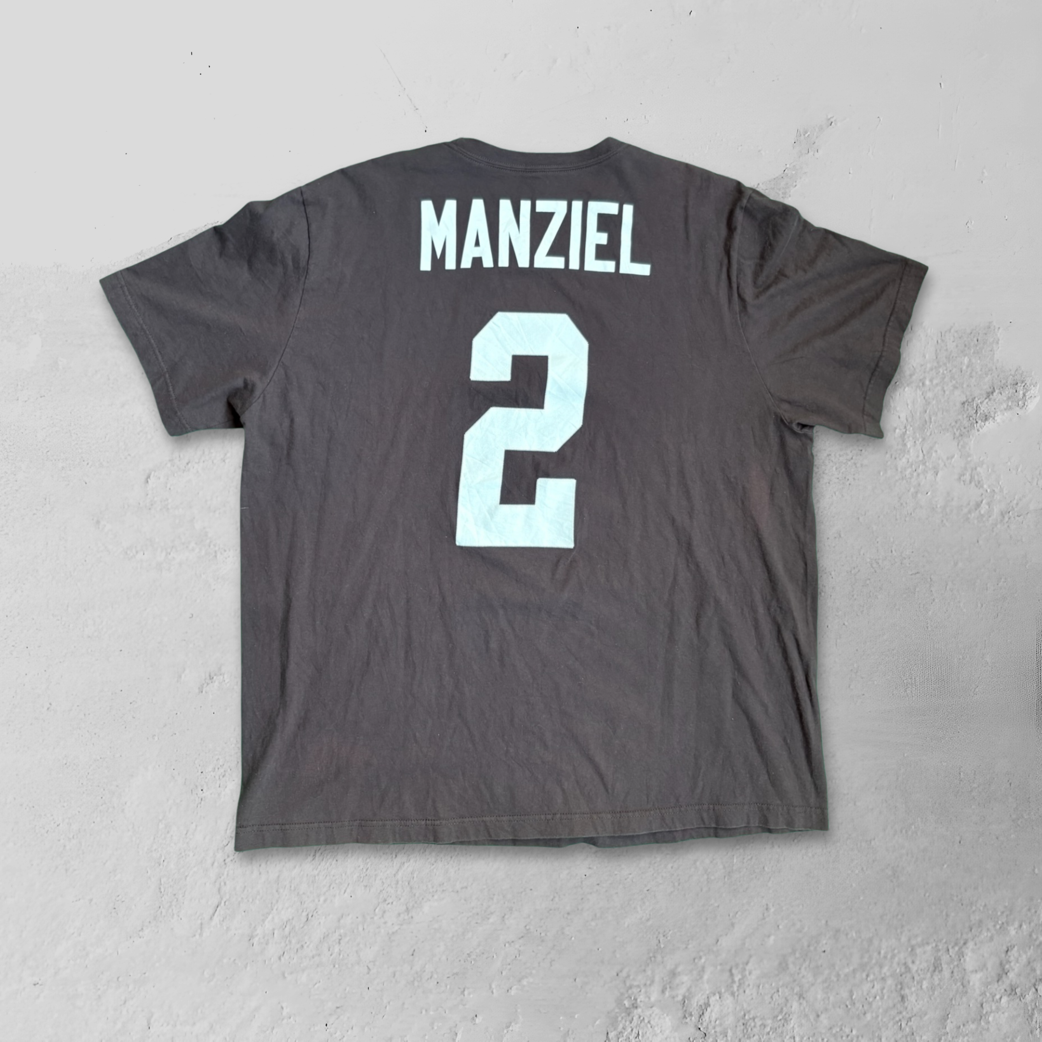 Vintage 90s Nike NFL Cleveland Browns #2 Johnny Manziel Tee - XXL