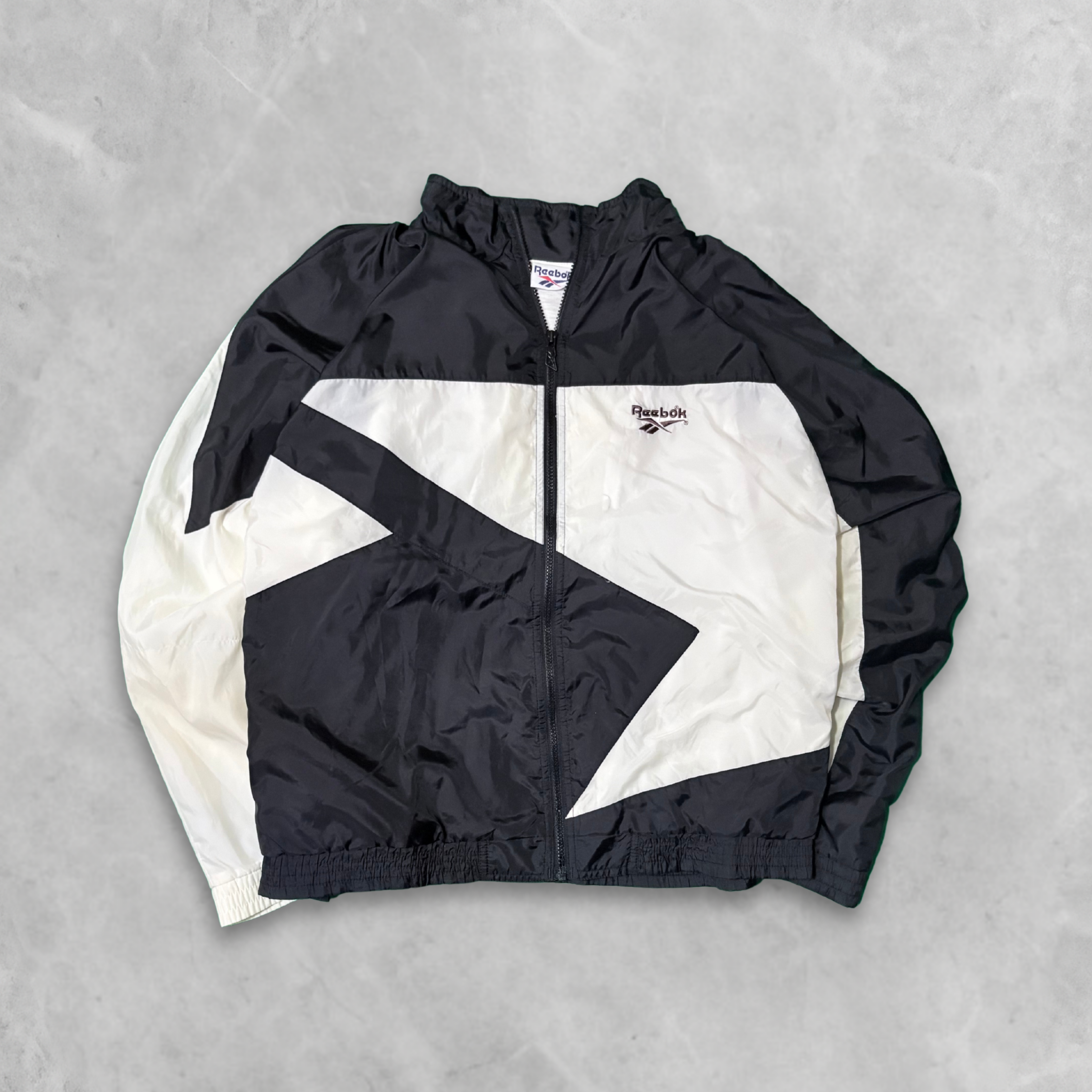 Vintage 90s Reebok Classics Track Windbreaker Jacket - L