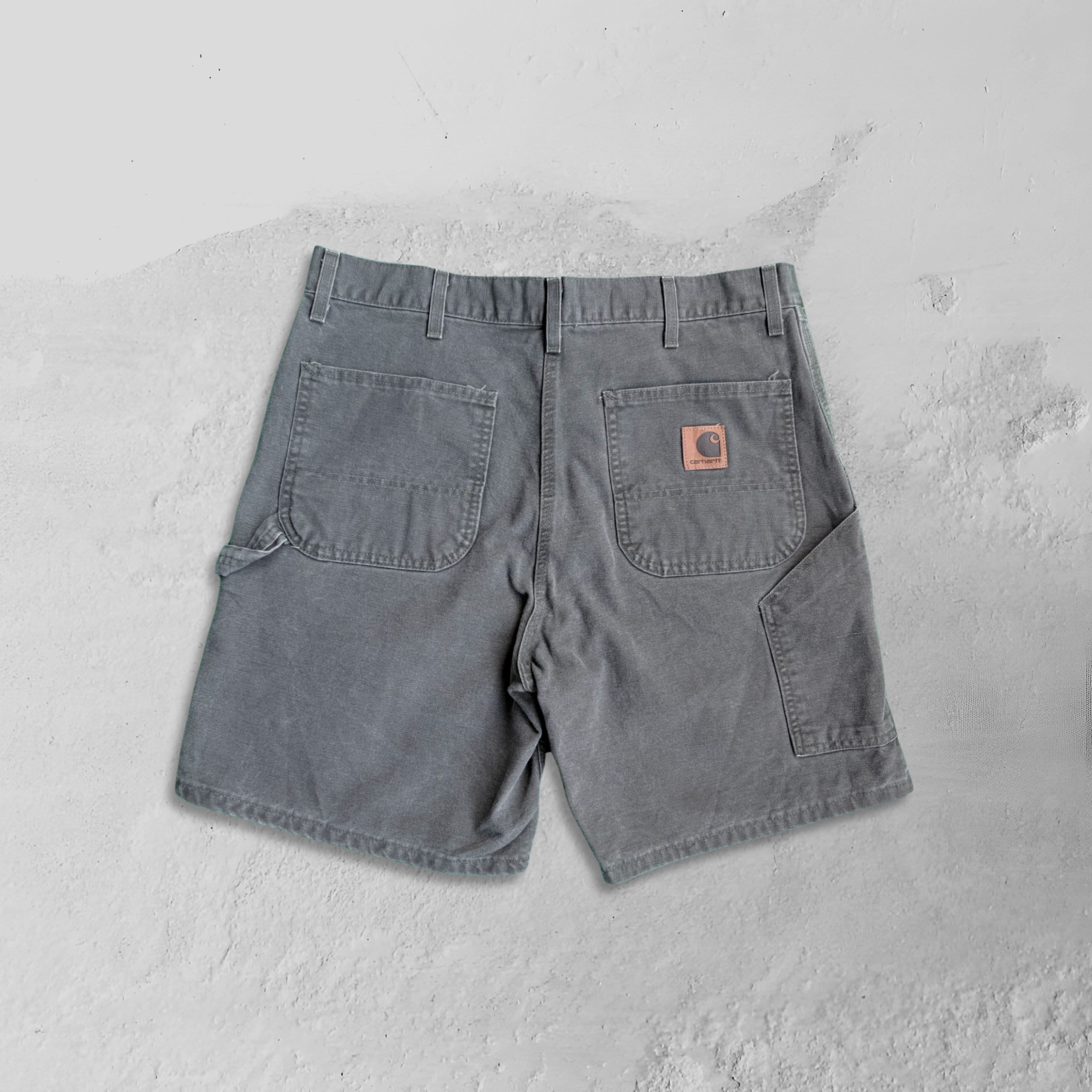 Vintage 90s Carhartt B25 Moss Carpenter Shorts - 36"