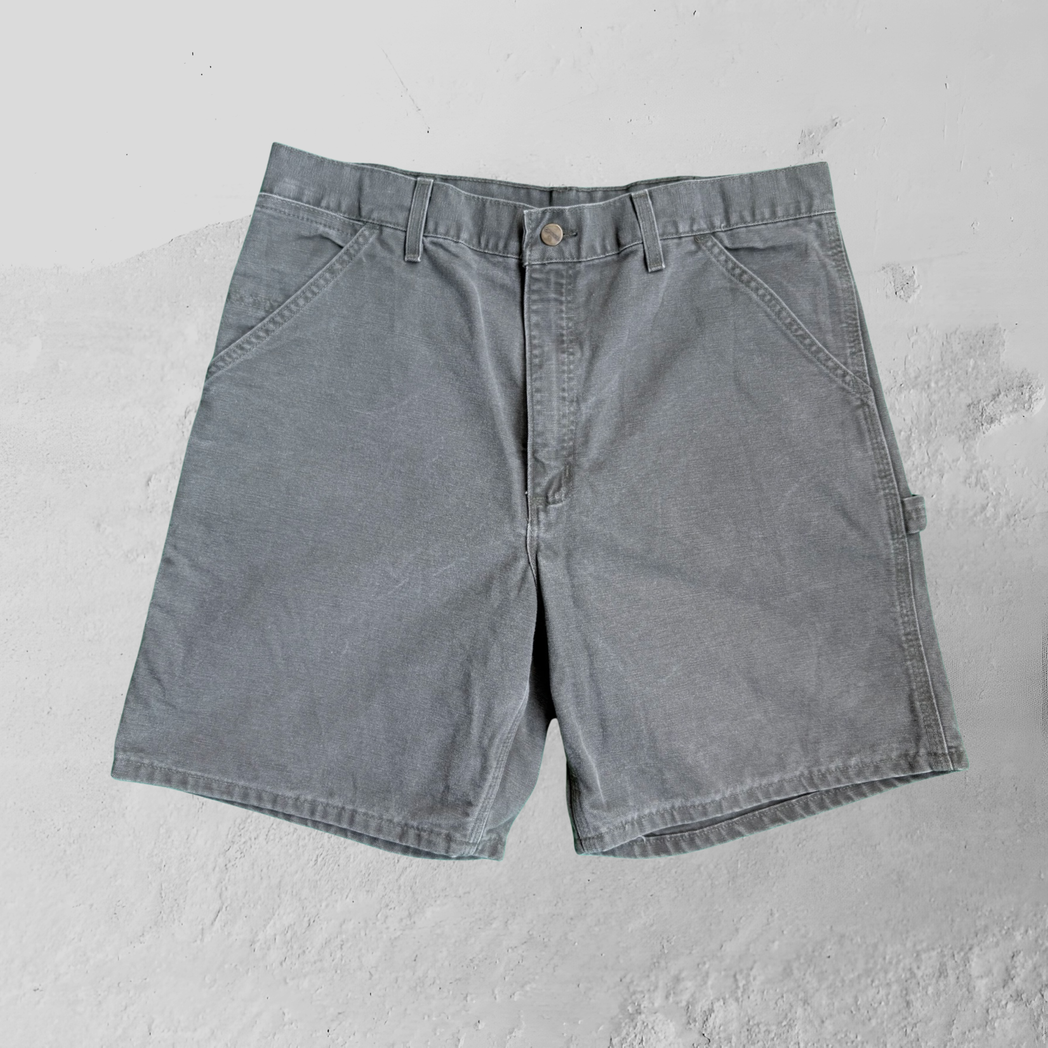 Vintage 90s Carhartt B25 Moss Carpenter Shorts - 36"