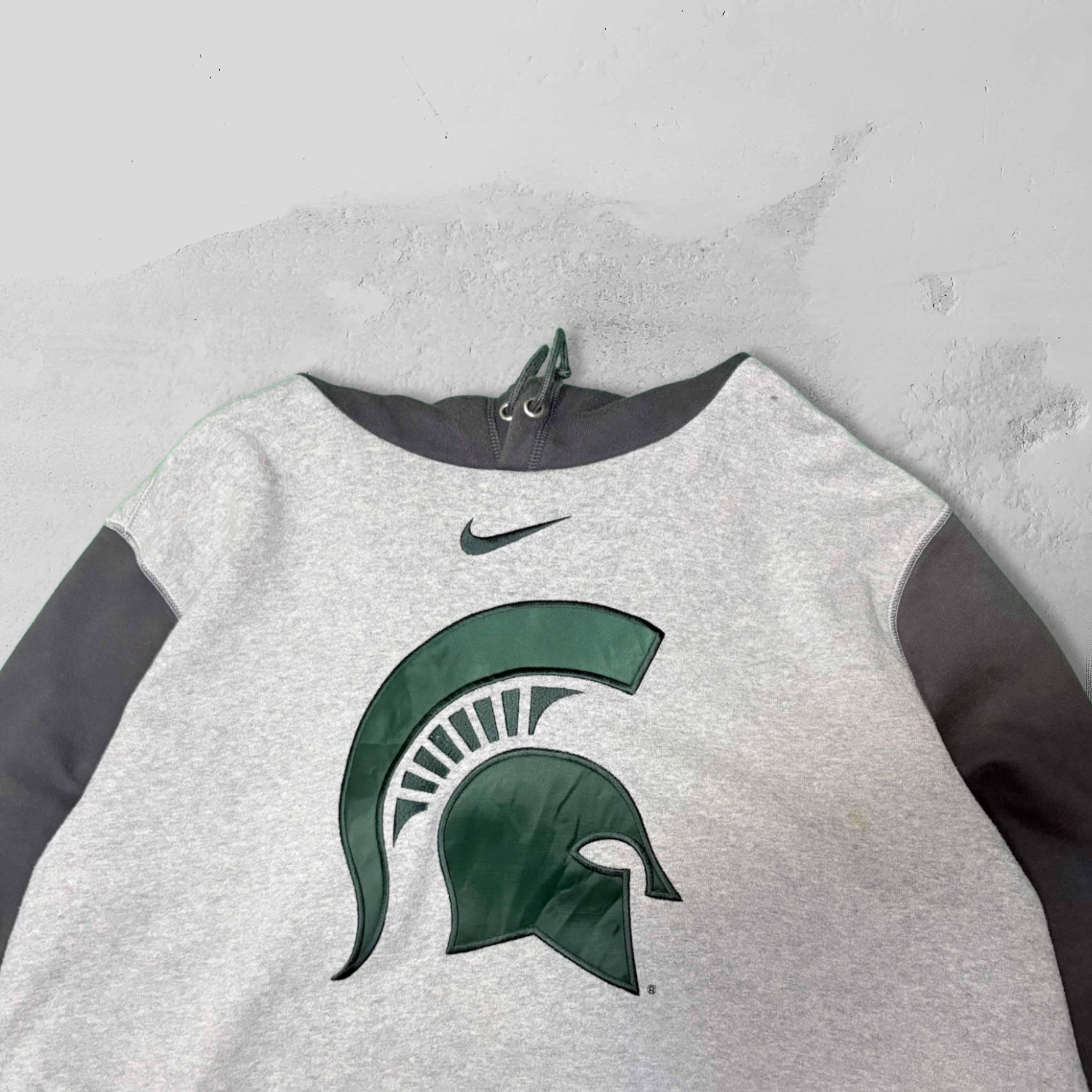 Vintage 00s Team Nike Michigan State Spartan Graphic Hoodie - XL