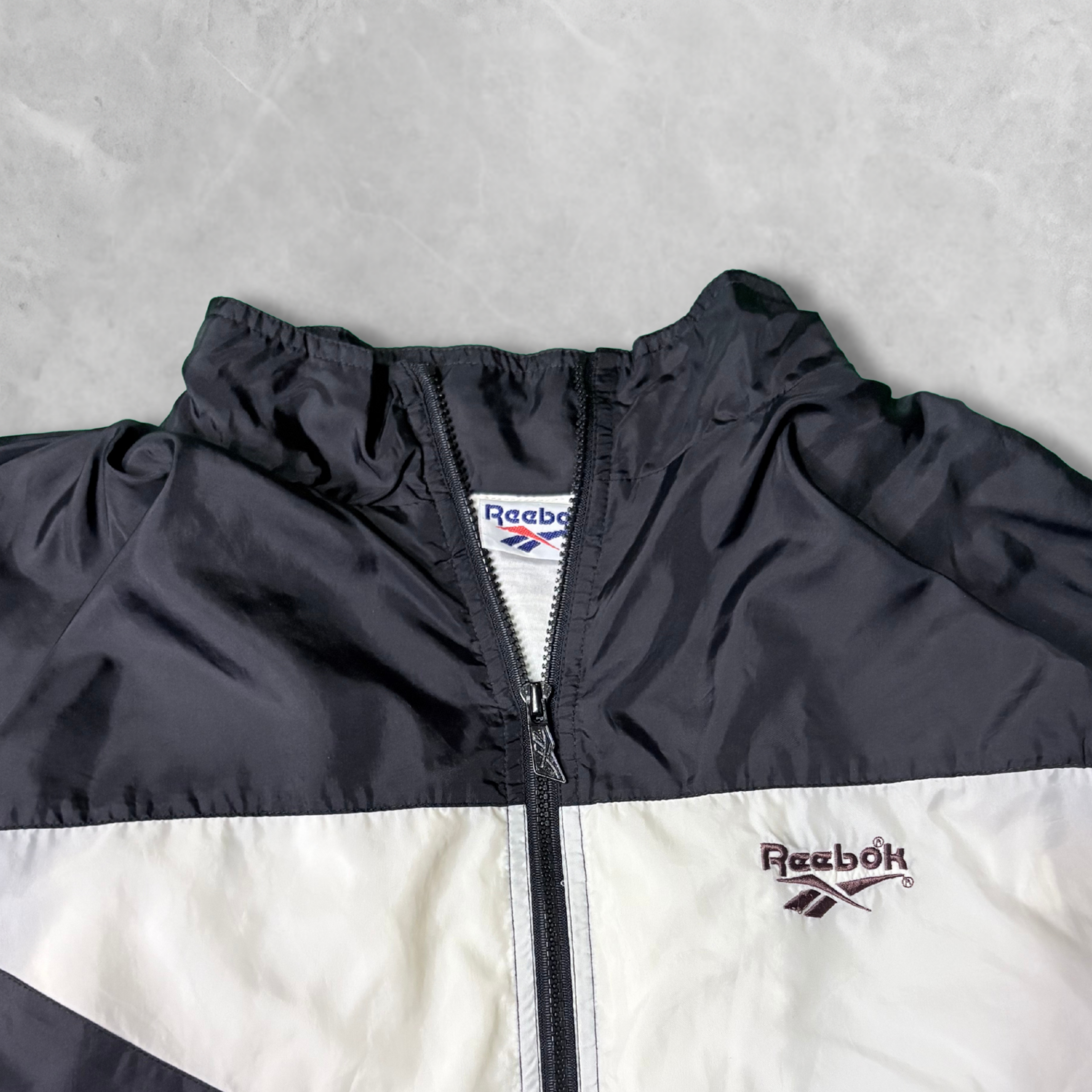Vintage 90s Reebok Classics Track Windbreaker Jacket - L