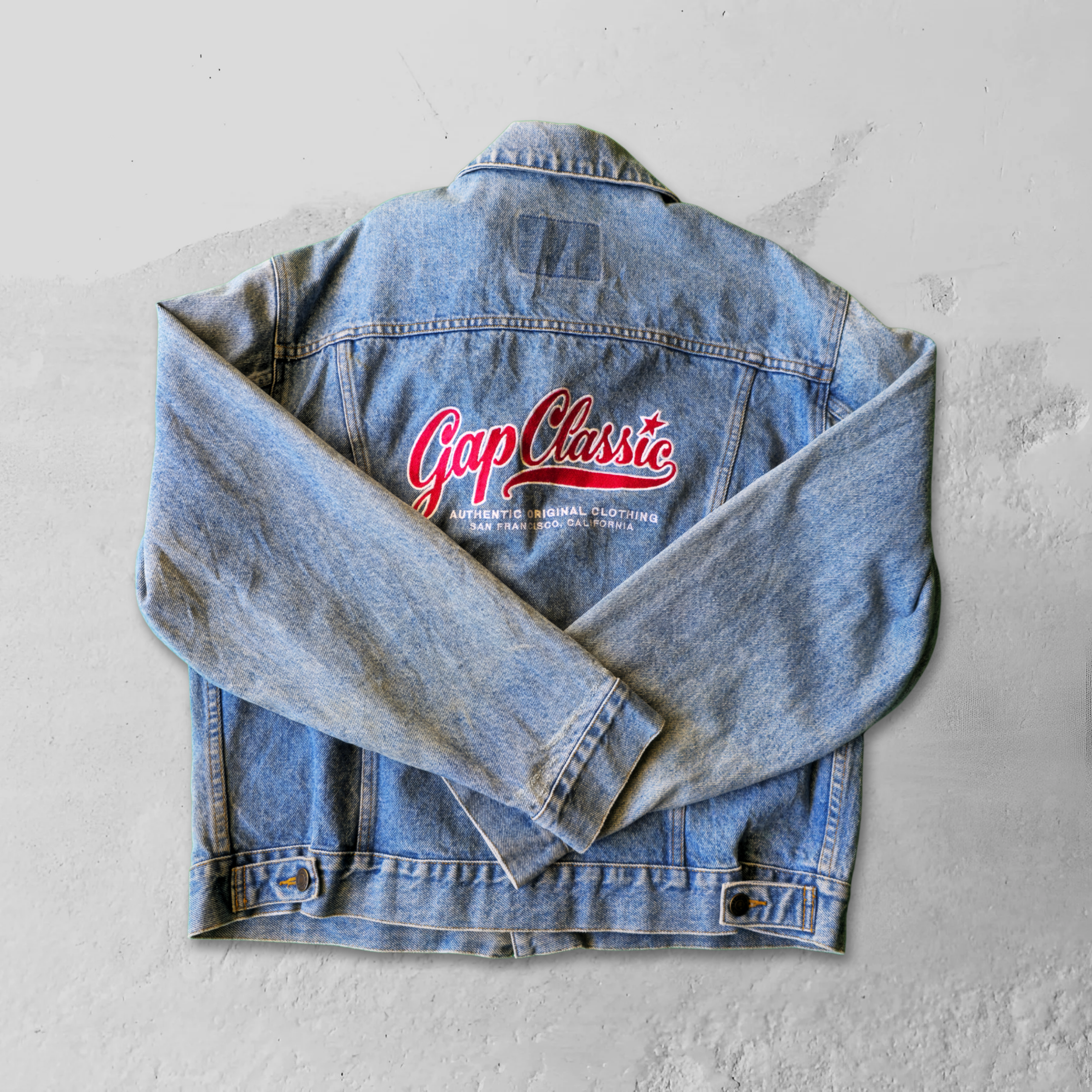 Vintage Gap Denim Trucker Jacket - L