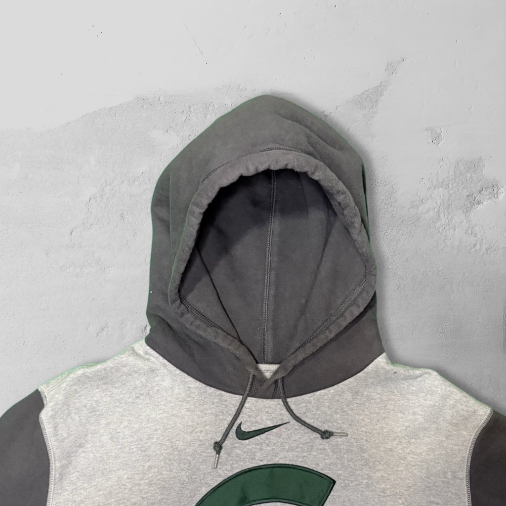 Vintage 00s Team Nike Michigan State Spartan Graphic Hoodie - XL