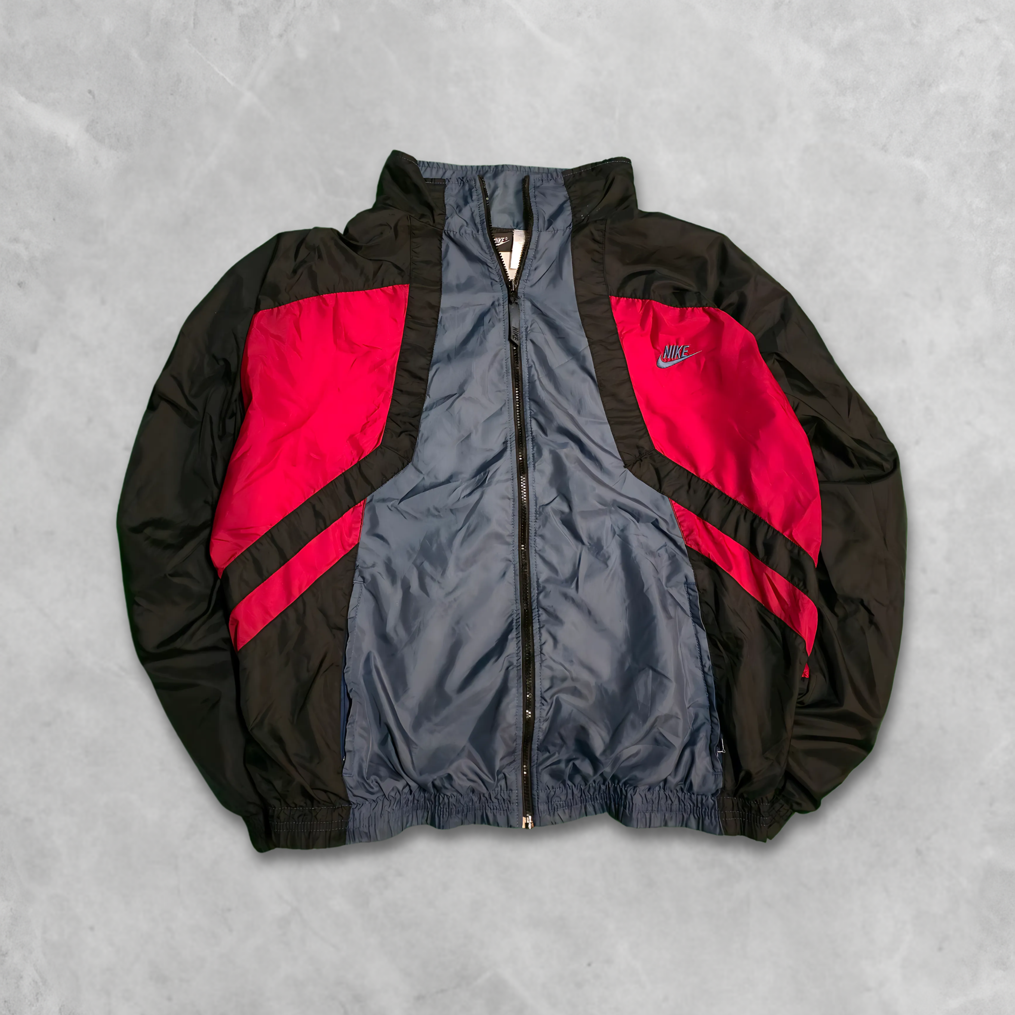 Vintage 1994 Nike Track Windbreaker Jacket - XL