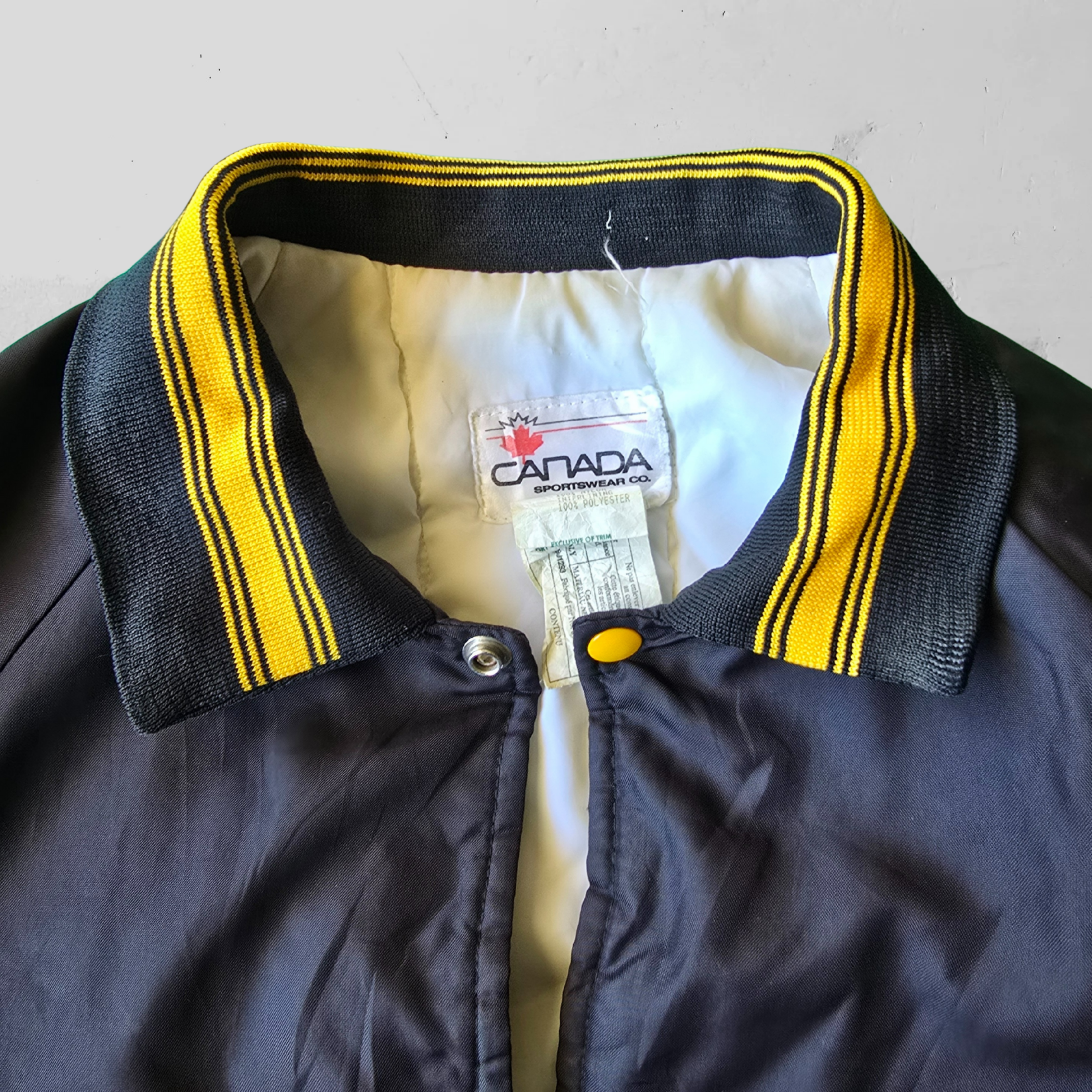 Vintage 80s Canada Sportswear Atom Champs Hockey Team Jacket - S