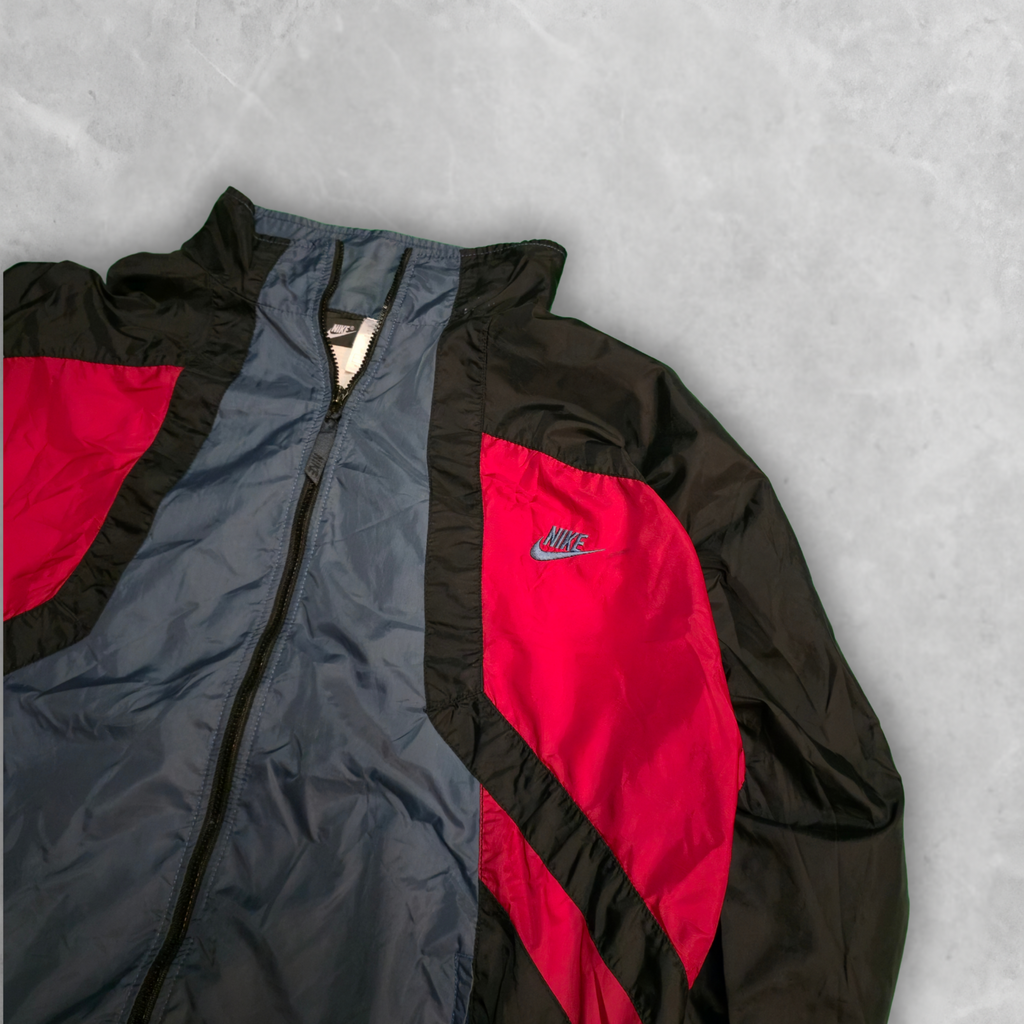 Vintage 1994 Nike Track Windbreaker Jacket - XL