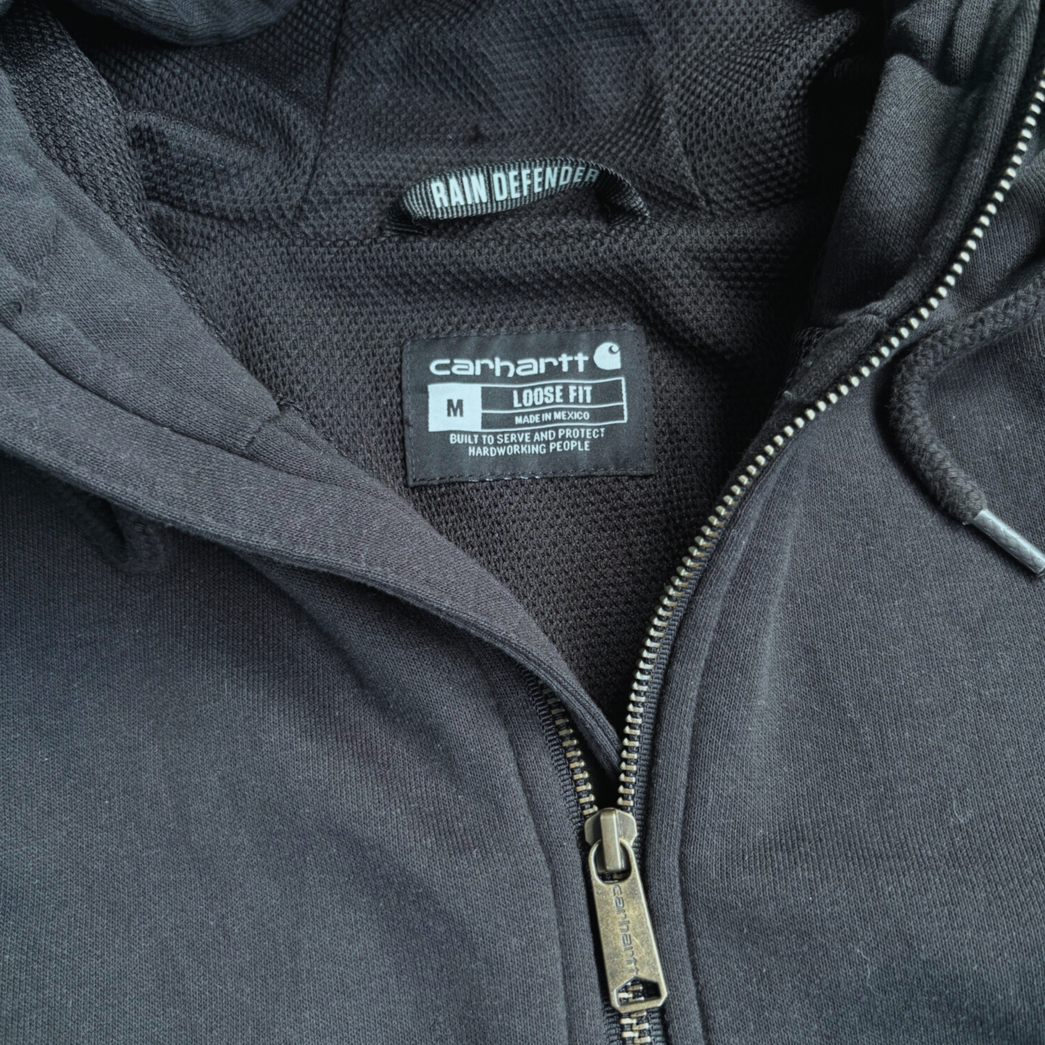 Carhartt Black Rain Defender Jacket - M