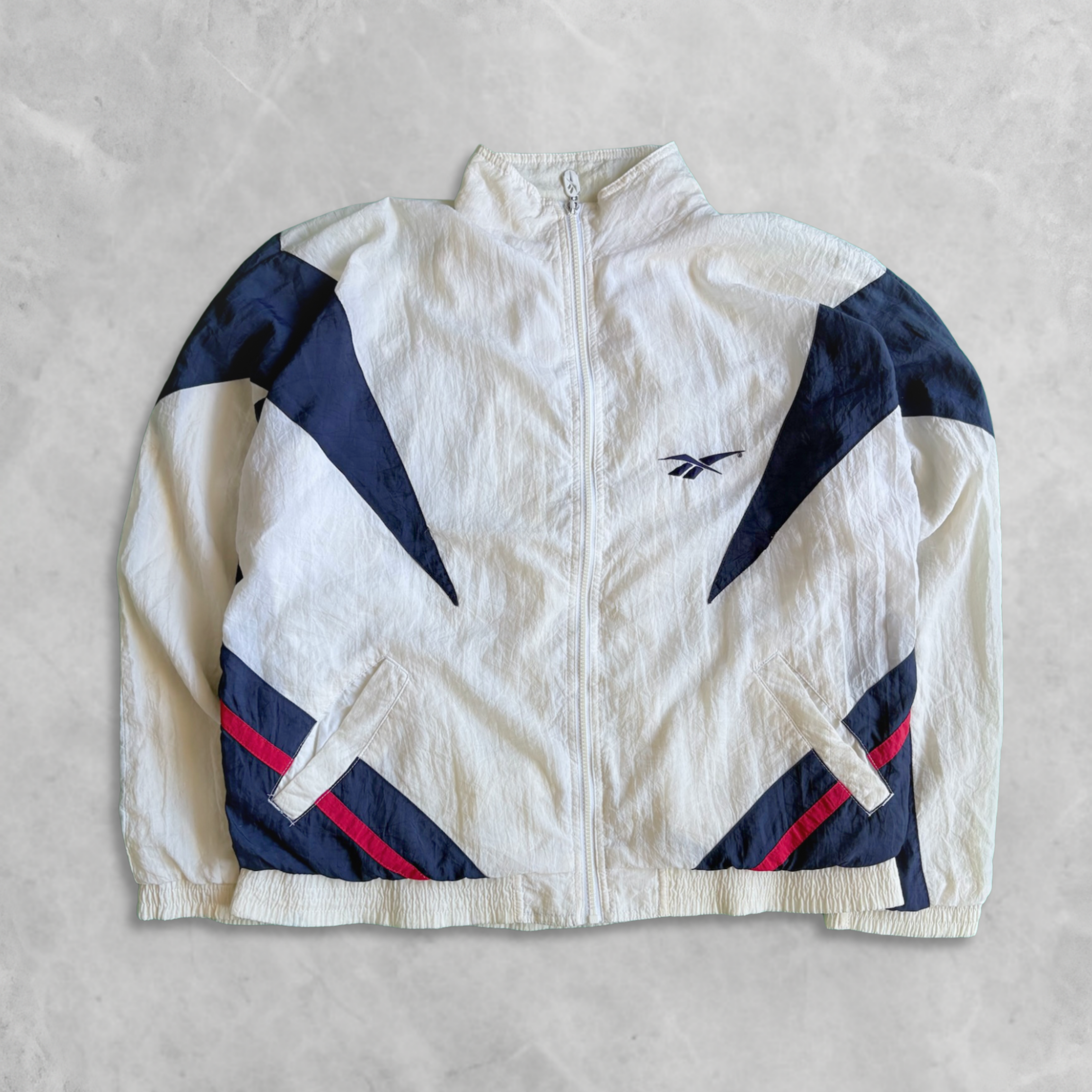 Vintage 90s Reebok Windbreaker Jacket - M