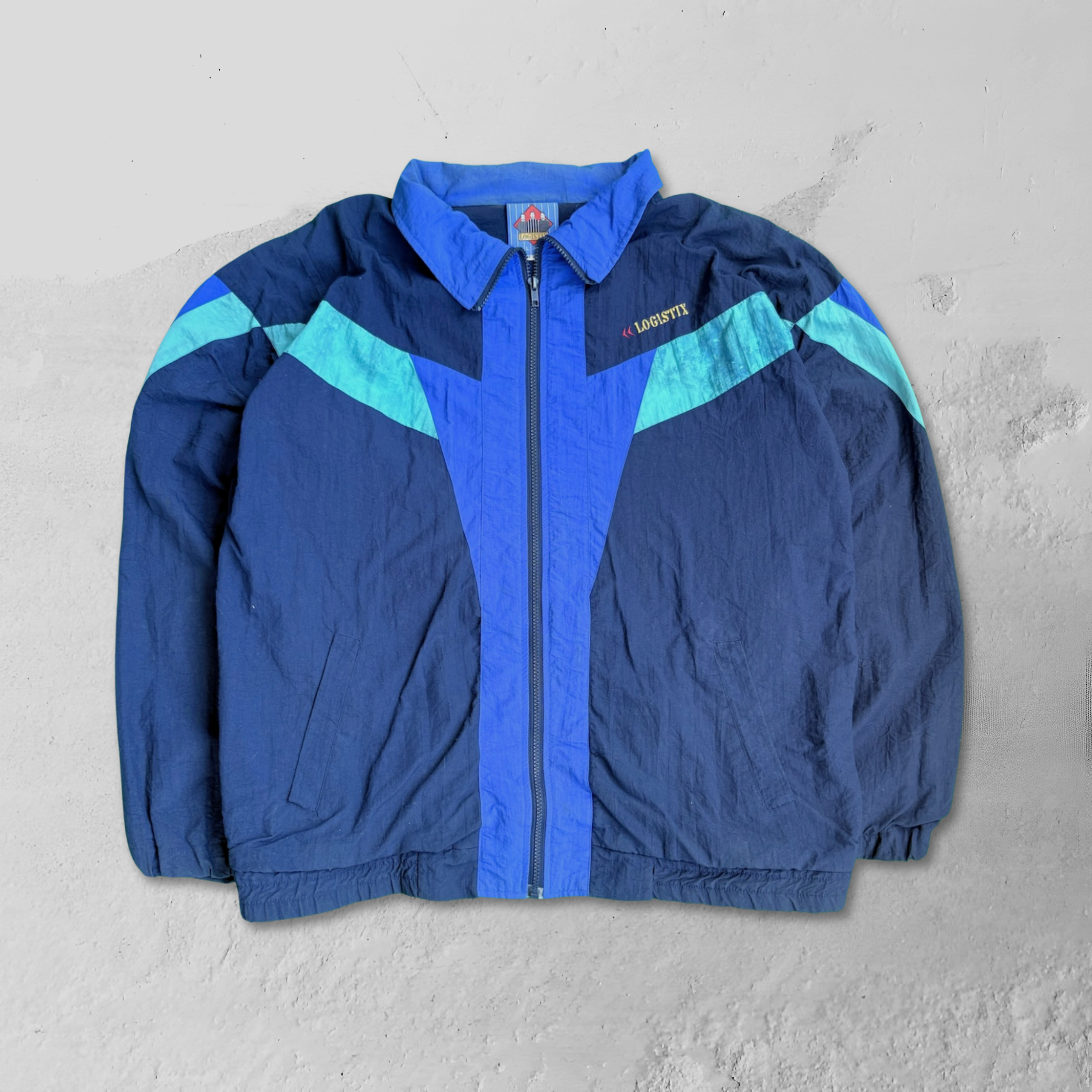 Vintage 90s Logistix Track Jacket - L